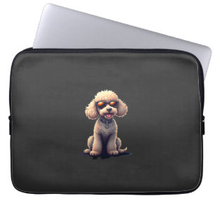 Lustiger Pudel Tierliebhaber Hunde Grafik Süßer Hu Laptopschutzhülle