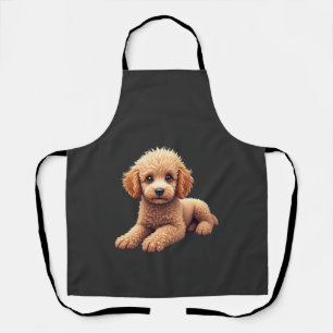 Lustiger Pudel Tierliebhaber Hunde Grafik Süßer Hu Schürze