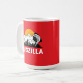 Lustiger Pug-Hund Kaffeetasse (Vorderseite Links)