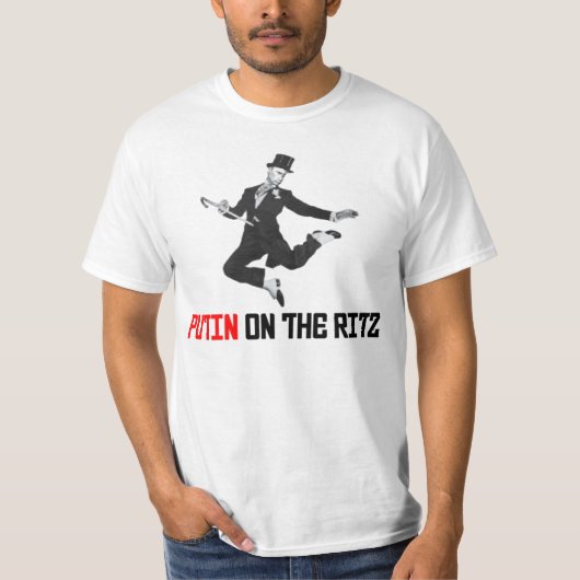 Lustiger Putin auf dem Ritz T-Shirt (Vorderseite)