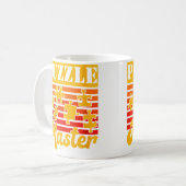 Lustiger Puzzle-Meister-Jigsaw-Puzzler Kaffeetasse (Vorderseite Links)