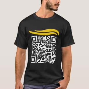Lustiger Qr Präsident Trump Tanz Code 1 T-Shirt