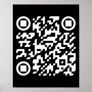 Lustiger Qr Präsident Trump Tanz Code 3  Poster
