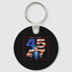 Lustiger Qr Präsident Trump Tanz Code (auf Byck) 8 Schlüsselanhänger