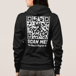 Lustiger QR-Scan mich! Lustiger Bedauern-Witz  Hoodie
