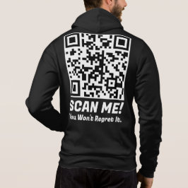 Lustiger QR-Scan mich! Lustiger Bedauern-Witz  Hoodie
