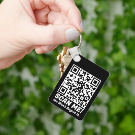 Lustiger QR-Scan mich! Lustiger Bedauern-Witz  Schlüsselanhänger