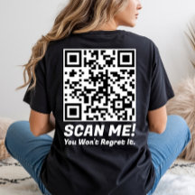 Lustiger QR-Scan mich! Lustiger Bedauern-Witz
