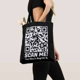 Lustiger QR-Scan mich! Lustiger Bedauern-Witz  Tasche