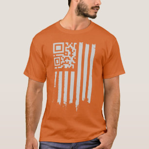 Lustiger QR-Scan mich Präsident 4547 Tanzcode lust T-Shirt