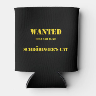 Lustiger Quantenwitz: Schrödingers Katze auf freie Dosenkühler