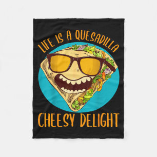 Lustiger Quesadilla-Wortwitz 5. Mai mexikanisches  Fleecedecke