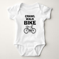 Lustiger radfahrender Babybodysuit des