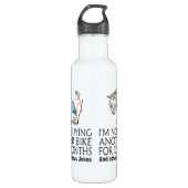 Lustiger radfahrenwitz - Kaufen nicht einer Edelstahlflasche (Vorderseite)