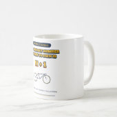Lustiger Radfahrer-Becher Kaffeetasse (VorderseiteRechts)