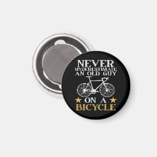 Lustiger Radfahrer Humor Magnet