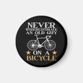 Lustiger Radfahrer Humor Magnet (Vorne)