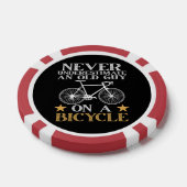 Lustiger Radfahrer Humor Pokerchips (Einzeln)