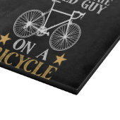 Lustiger Radfahrer Humor Schneidebrett (Ecke)