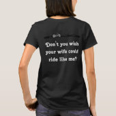 Lustiger Radfahrer-T - Shirt (Rückseite)