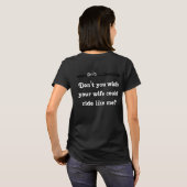 Lustiger Radfahrer-T - Shirt (Schwarz voll)