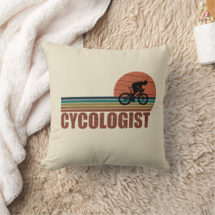Lustiger Radfahrerruhestand - Vintage Cycologist  Kissen