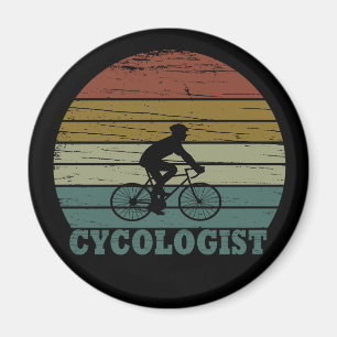 Lustiger Radfahrerruhestand - Vintage Cycologist Magnet