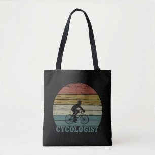 Lustiger Radfahrerruhestand - Vintage Cycologist Tasche