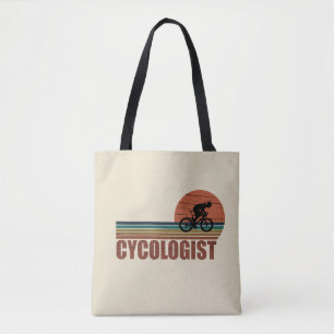 Lustiger Radfahrerruhestand - Vintage Cycologist Tasche