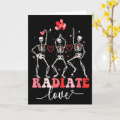 Lustiger Radiat Liebe Valentinstag Röntgen Tech Ra Karte (Gelbe Blume)