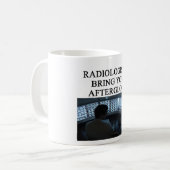 lustiger Radiologiewitz Kaffeetasse (Vorderseite Links)