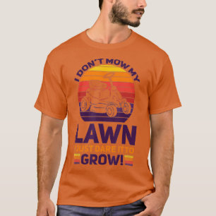 Lustiger Rasenmäher-Bier-Vater-Landschaftsbau-Trau T-Shirt
