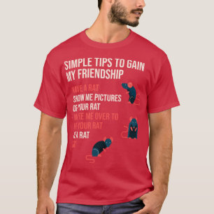 Lustiger Rattenliebhaber T-Shirt