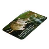 lustiger Rattenmagnet Magnet (Linke Seite)