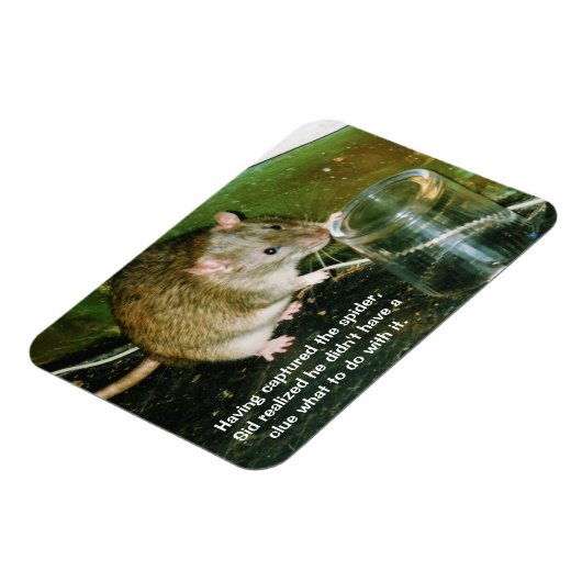 lustiger Rattenmagnet Magnet (Linke Seite)