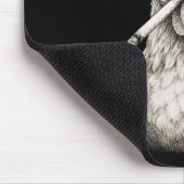Lustiger rauchender Huhn-Zigarette Gen Z Meme Farm Mousepad (Ecke)
