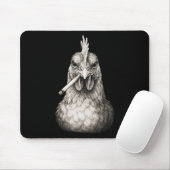 Lustiger rauchender Huhn-Zigarette Gen Z Meme Farm Mousepad (Mit Mouse)