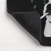 Lustiger rauchender Hund Meme  Mousepad (Ecke)