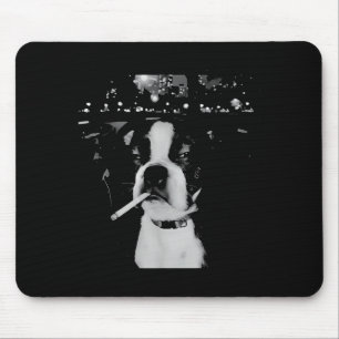 Lustiger rauchender Hund Meme Mousepad