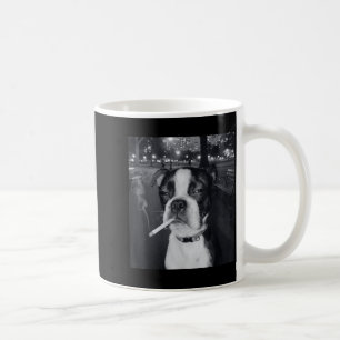 Lustiger rauchender Hund Meme Zigarette Gen Z Meme Kaffeetasse