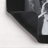 Lustiger rauchender Hund Meme Zigarette Gen Z Meme Mousepad (Ecke)