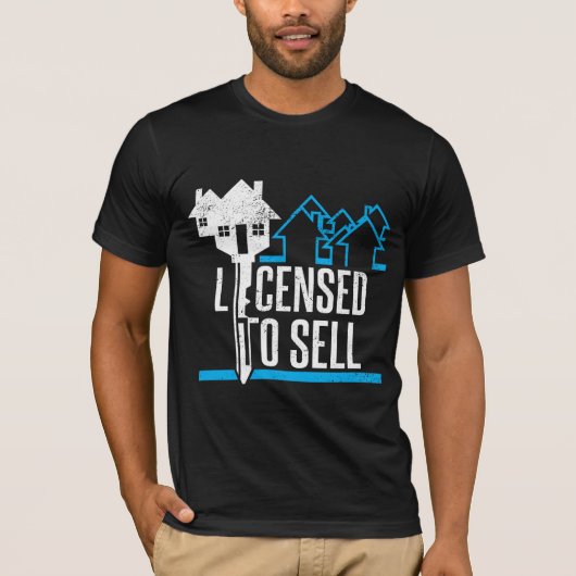 Lustiger Realtor genehmigt, um wirklichen T-Shirt (Vorderseite)
