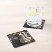 Lustiger Rechteckiger Pappuntersetzer (Vor Ort)