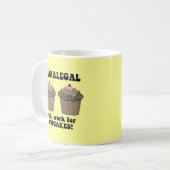 lustiger Rechtsassistent Kaffeetasse (Vorderseite Links)