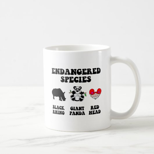 Lustiger Redhead Kaffeetasse (Rechts)
