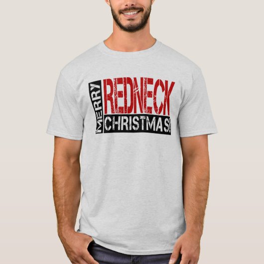 Lustiger Redneck-Weihnachtswunsch von Bubba T-Shirt (Vorderseite)
