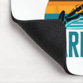 Lustiger Refoot Wasserski Skifahrer Echte Männer S Mousepad (Ecke)