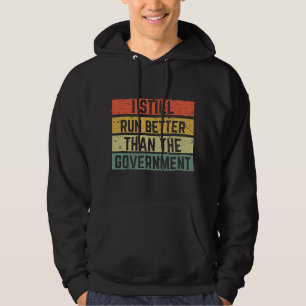 Lustiger Regierung Rollstuhl Behinderung Behindert Hoodie