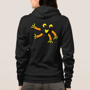 lustiger Reißverschluss Hoodie