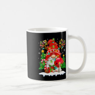 Lustiger Rentier-Gnom und Bowling-Weihnachtsbeleuc Kaffeetasse